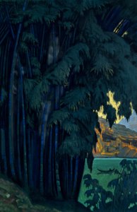 N.K. Roerich, Ashram, Ceylon by Nikolai Konstantinowitsch Roerich