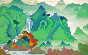 Padma Sambhava, 1924 by Nikolai Konstantinowitsch Roerich