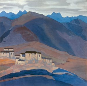 Tibetan Monastery by Nikolai Konstantinowitsch Roerich
