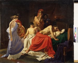 Achilles Lamenting the Death of Patroclus