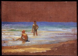 Boys on the Seashore by Nikolai Nikolajevitch Gay