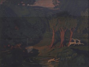 Pan and Nymph Syrinx by Nikolai Pavlovich Ulyanov
