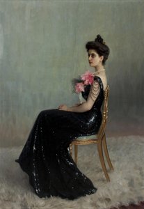 Portrait of Countess Maria Pavlovna Abamelik-Lazareva 1876-1955, née Demidova, 1900-1901