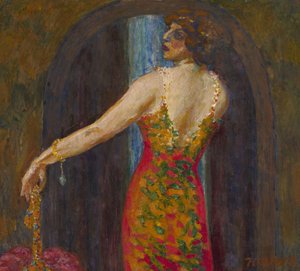 Portrait of Evfimia Nosova, née Ryabushinskaya by Nikolai Petrovich Feofilaktov