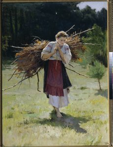 From the Forest (Painting by Nikolai Kornilovich Pimonenko)