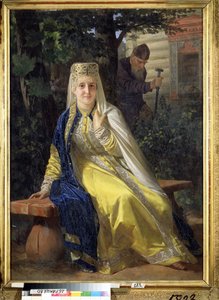 Vasilisa Melentyevna and the Tsar Ivan The Terrible by Nikolai Vasilievich Nevrev