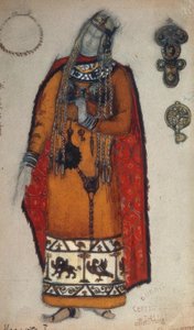 Wagner, Isolde / Figurine by Roerich