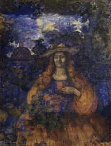 Design for the opera Carmen by G. Bizet by Nikolaj Nikolaevic Sapunov