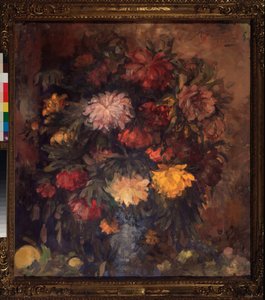 Peonies by Nikolaj Nikolaevic Sapunov