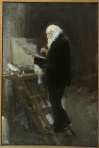 The Painter Nikolai Gay at Work