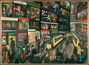 Street Scene in Berlin by Nikolaus Braun