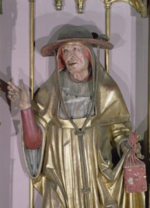 The Isenheim Altarpiece, Saint Jerome (detail of Saint Jerome) by Nikolaus Hagenauer