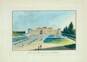 The Upper Belvedere from the North Side by Nikolaus Reim