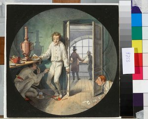 Carlo Rossi, Alexander Rezanov, and Lakhtin Hiding from Constantin Thon