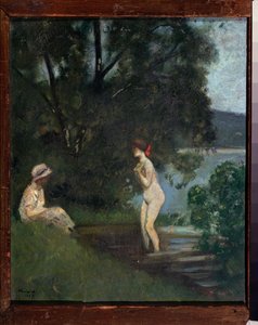 A Bather by Nikolay Vladimirovic Sinezubov