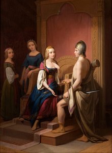 Heimdall Returns the Brisingamen to Freya by Nils Jakob Blommér