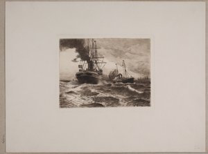 Steamships at Kronborg