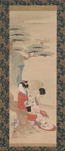 The Brine Maiden Matsukaze by Nishimura Shigenobu