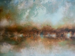 Misty Abstract Landscape