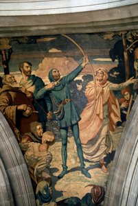 Robin Hood and His Lover Mariam by Noel Denholm Davies
