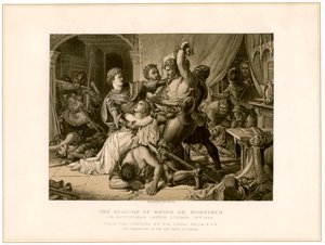 The seizure of Roger de Mortimer at Nottingham Castle by Noel Paton