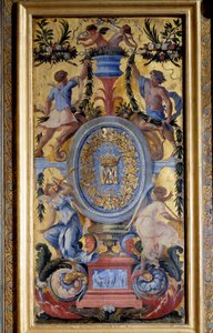 Decorative panel of the cabinet of the Marechale de La Meilleraye