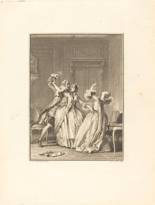 The Slap by Noël Le Mire after Jean Michel Moreau
