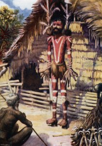 A Memorial Effigy, Malekula, New Hebrides by Norman Hardy