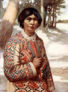 An Ostiak Woman, Siberia by Norman Hardy