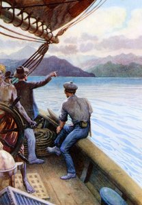 Cruising among the South Sea Islands, Norfolk Island in sight by Norman Hardy