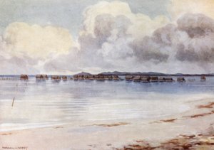 Marine Village, Tupusuli, British New Guinea by Norman Hardy