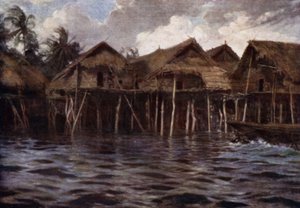 Motu Village from the Sea