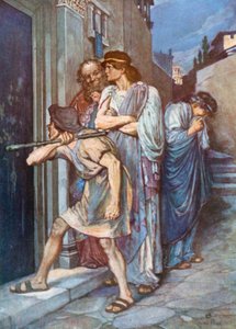 Dromio of Ephesus, "Let My Master In!" The Comedy of Errors – Act III, Scene 1