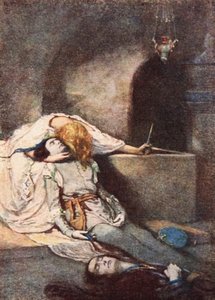 Romeo and Juliet, Act V Scene 3, illustration from 