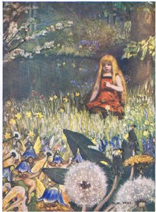 The Maybells and the Flowers: "Now I know more can stay at home, the May bells call me so"