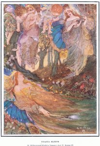 Titania sleeps by Norman Mills Price