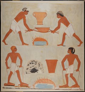 Scene of Metal Workers, Tomb of Rekhmire