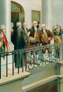 George Washington Taking the Oath as President by North American