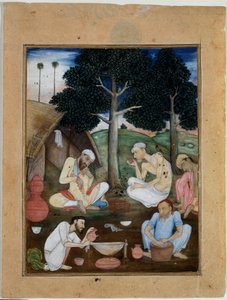 Group of bhang addicts