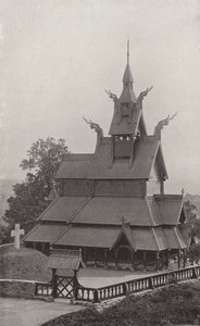 Fortun Timber Church by Norwegian Photographer
