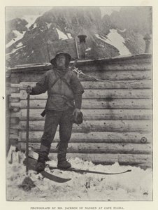 Photograph by Mr Jackson of Nansen at Cape Flora by Norwegian Photographer