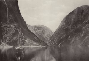 The Naerofjord from the Vikingvang Hotel by Norwegian Photographer