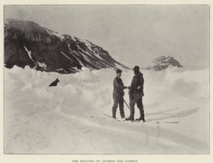 The meeting of Jackson and Nansen by Norwegian Photographer