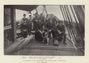 The Members of the Expedition, After Their Return to Christiania by Norwegian Photographer
