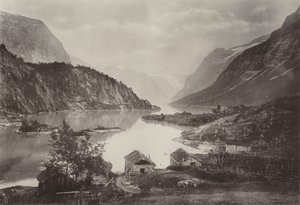 View of the Loen Lake, Nordfjord by Norwegian Photographer
