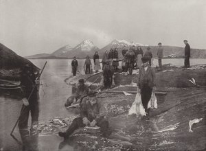 Washing Klip-Fish by Norwegian Photographer