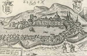 City of Bergen by Norwegian School