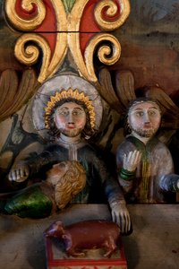The Last Supper (detail) by Norwegian School