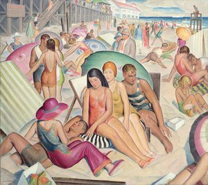 On Rehoboth Beach, Delaware by Norwood MacGilvary