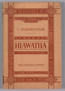 The Song of Hiawatha Op.30, 1900 by Novello and Company